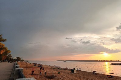 В Самарской области вода в Волге остается теплой