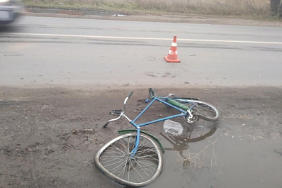 В Сызрани "десятка" сбила пенсионера-велосипедиста