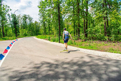 Лыжероллерная трасса в "Чайке" официально открыта 