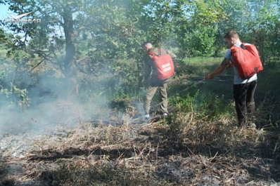 Журналистов холдинга СОВА наградили за тушение пожара