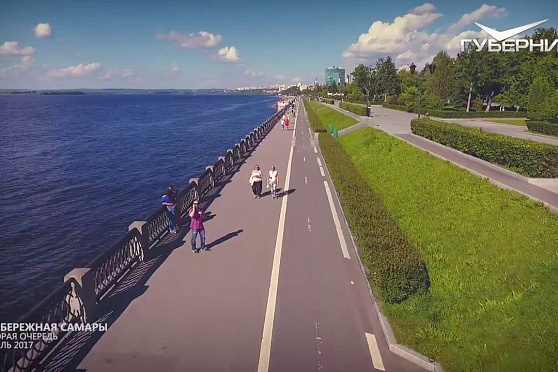 Губерния на высоте. Набережная Волги (2-я очередь). Июль 2017 года