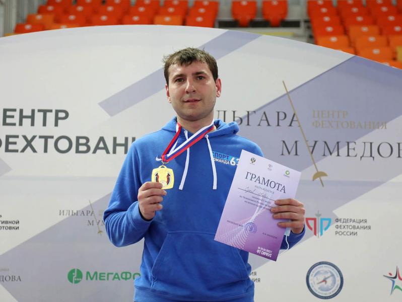 Самарский шпажист выиграл чемпионат России