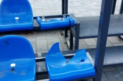 В Самаре в сквере Фадеева орудуют вандалы