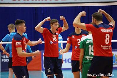 В Новокуйбышевске завершился 4-й тур российского чемпионата по волейболу высшей лиги "А"