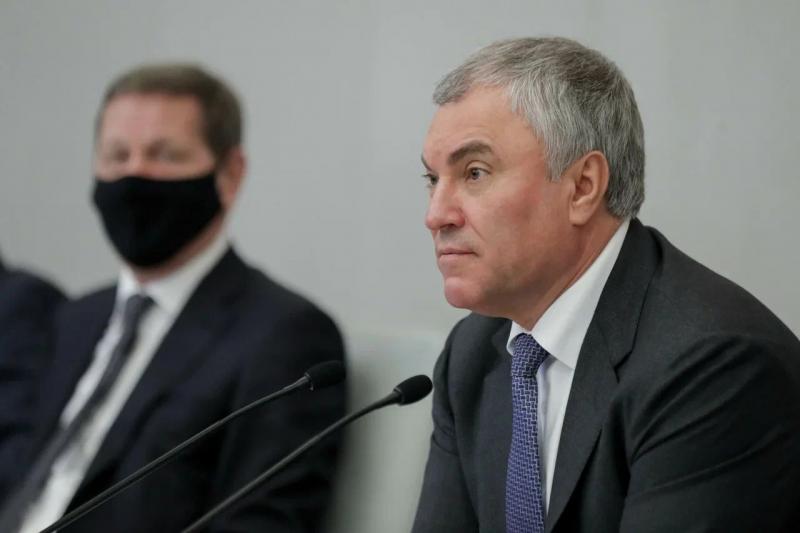 Вячеслав Володин: законопроект о QR-кодах будет снят с рассмотрения
