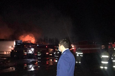 Прокуратура начала проверку после крупного пожара с пострадавшим в Кинеле