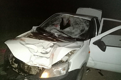 В Самарской области неопытный водитель сбил стоявшего на дороге мужчину