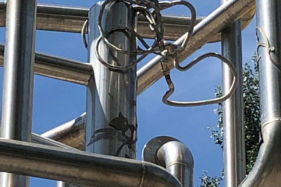 В Самаре вандалы изуродовали фонтан в честь самарского водопровода