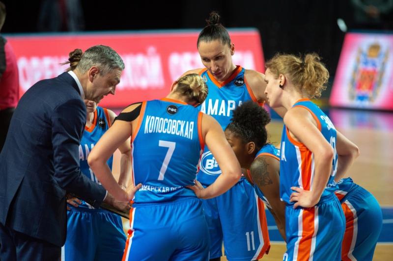 Баскетболистки "Самары" обыграли "Надежду" на старте серии плей-офф