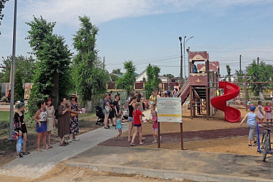 В Ставропольском районе появился благоустроенный семейный сквер 