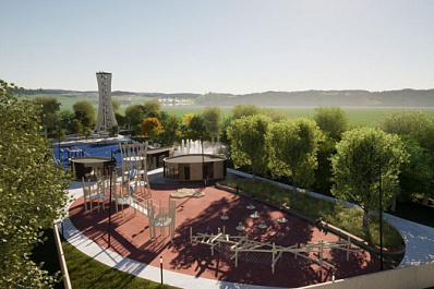 Смотровая площадка, амфитеатр и фонтан: в Кинеле и Октябрьске благоустроят парки