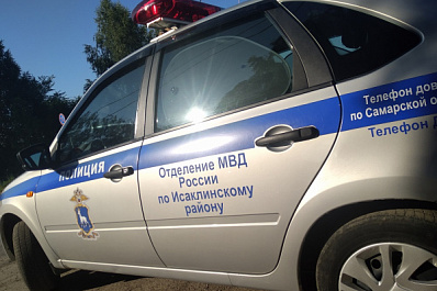 В Самарской области полицейские нашли пьяного водителя в кювете