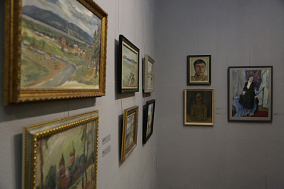 Тихая поэзия волжских просторов: в Самарском художественном музее открылась выставка работ Владимира Щербина