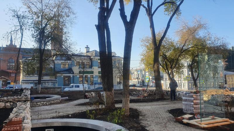 Сквер Аксакова в Самаре откроется в ноябре