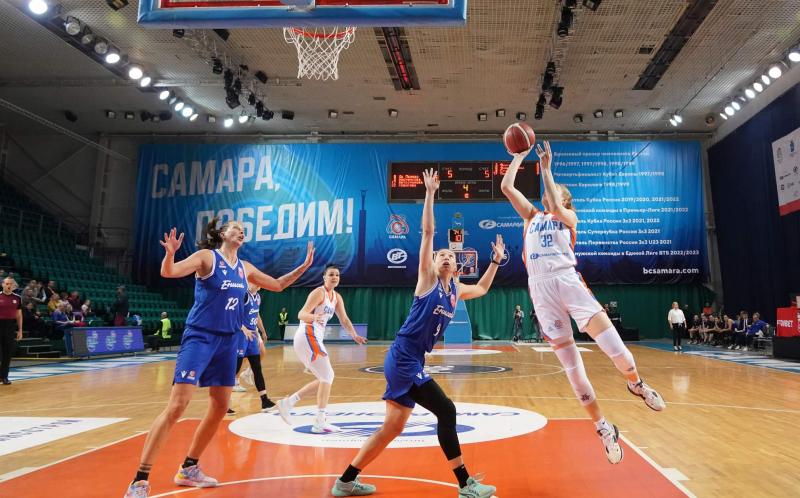 Женская баскетбольная "Самара" поборется за пятое место чемпионата Премьер-лиги
