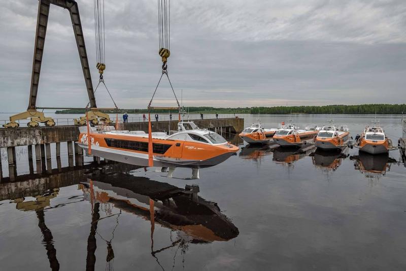 Из Нижнего Новгорода отправится в первый рейс судно на подводных крыльях