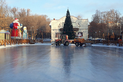 Стало известно, когда в самарском парке Дружбы заработает каток