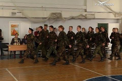 В Самарской области состоялся смотр строевого шага у школьных отрядов