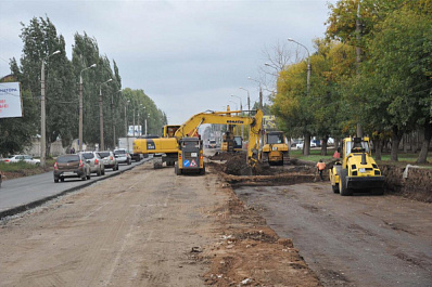 В Самаре на Заводском шоссе на время ремонта построили объездную дорогу