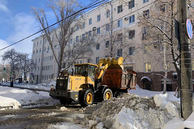 Ночная смена: где будут убирать снег в Самаре в ночь на 13 февраля