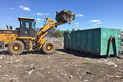 В селах Ставропольского района идет ликвидация незаконных свалок 
