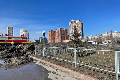 Самарцы пожаловались на большие кучи черного снега