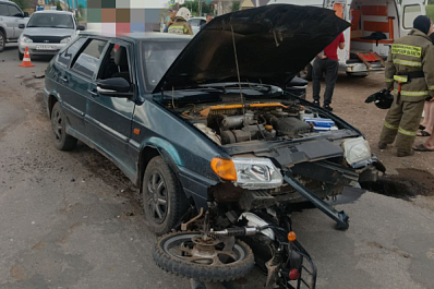 В Самарской области в ДТП с мопедом пострадал 14-летний подросток