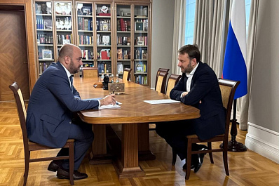 Вячеслав Федорищев встретился с заместителем руководителя Администрации Президента РФ Максимом Орешкиным