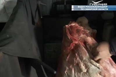 150 кг говядины уничтожили в Самарской области