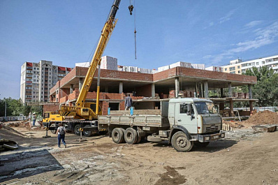 Детсад на улице Ташкентской в Самаре строят с опережением графика