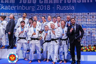 Самарские дзюдоистки в составе сборной России завоевали бронзу на командном чемпионате Европы