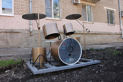 В Самаре появились арт-объекты в виде музыкальных инструментов