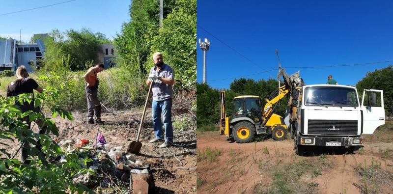 В Тольятти ликвидировали несанкционированную свалку