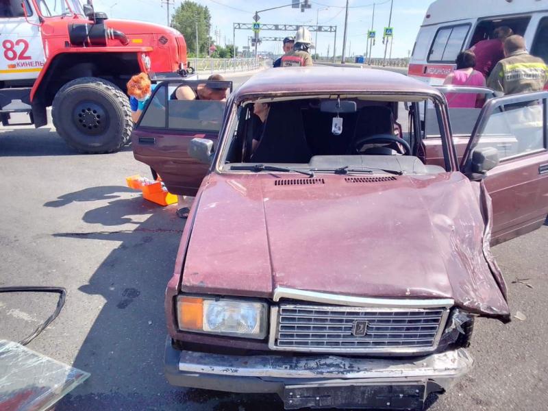 В Самарской области 16 июня в ДТП пострадали три ребенка