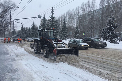 За сутки из Тольятти вывезли 4 715 кубометров снега