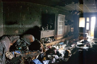 В Сызрани в сгоревшей квартире на ул. 50 лет Октября нашли труп пенсионерки