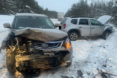 В Самарской области 16 октября снегопад спровоцировал десяток аварий