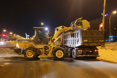 Из Тольятти вывезли почти 4,4 тысячи кубометров дорожного снега