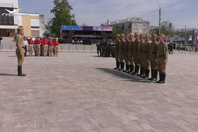 "Бравые солдаты с песнею идут": в Нефтегорске прошел Областной парад детских войск