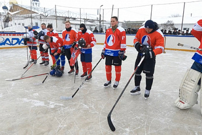 В исправительной колонии в Волжском районе прошел хоккейный матч