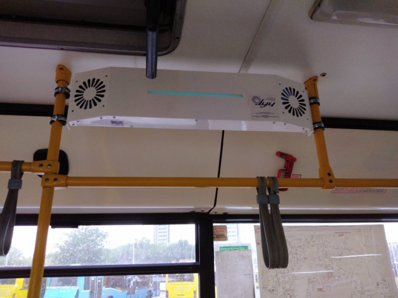 В тольяттинских автобусах установили дезинфекторы