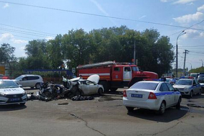 Количество погибших в крупном ДТП в Самаре увеличилось