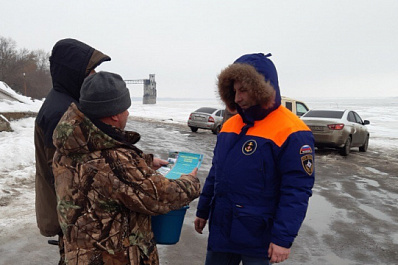 Самарцев предупреждают об опасности выхода на лёд