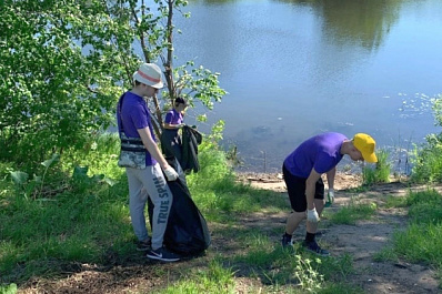 В Новокуйбышевске на берегу реки Татьянки провели экологическую акцию 