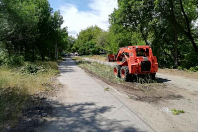 В Сызрани идет реконструкция сквера имени маршала Жукова