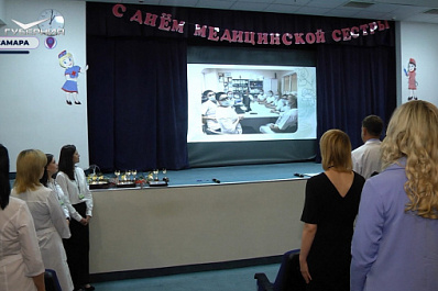 В самарском онкодиспансере состоялось посвящение медсестер