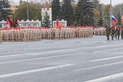В Самаре победители конкурса смотра строя и песни примут участие в Параде Памяти 7 ноября