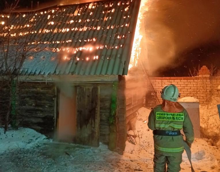 В Самарской области за выходные дни сгорели три бани