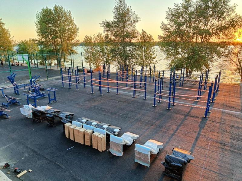 В четырех самарских парках открылись зоны воркаута 