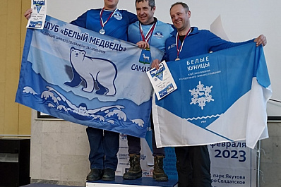 Самарские моржи взяли золото на чемпионате Башкортостана по зимнему плаванию